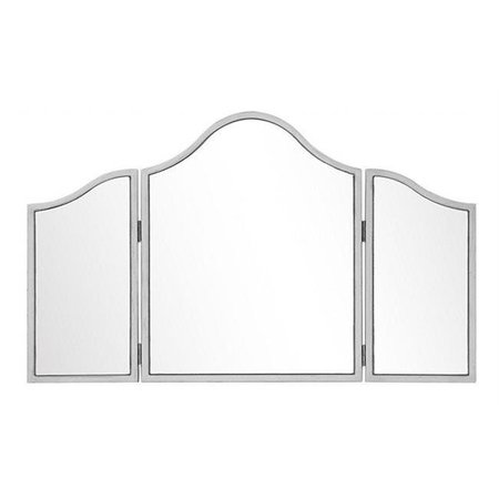 BLUEPRINTS Chamberlan Trifold Mirror in Silver; 39 x 24 in. BL281409